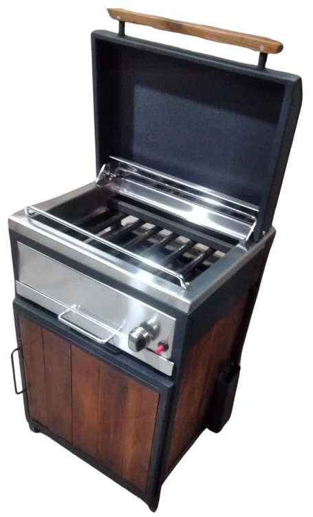 باربیکیو سایز50 کابینتی نما استیل