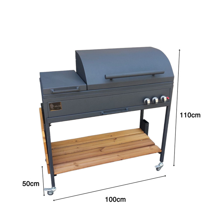 باربیکیو گازی اصلان مدل M100 طرح2